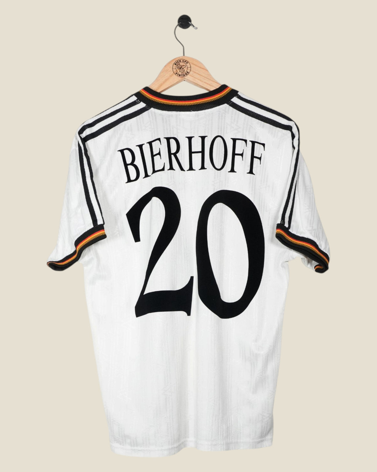 GERMANY 1996 BIERHOFF HOME SHIRT (M) ADIDAS