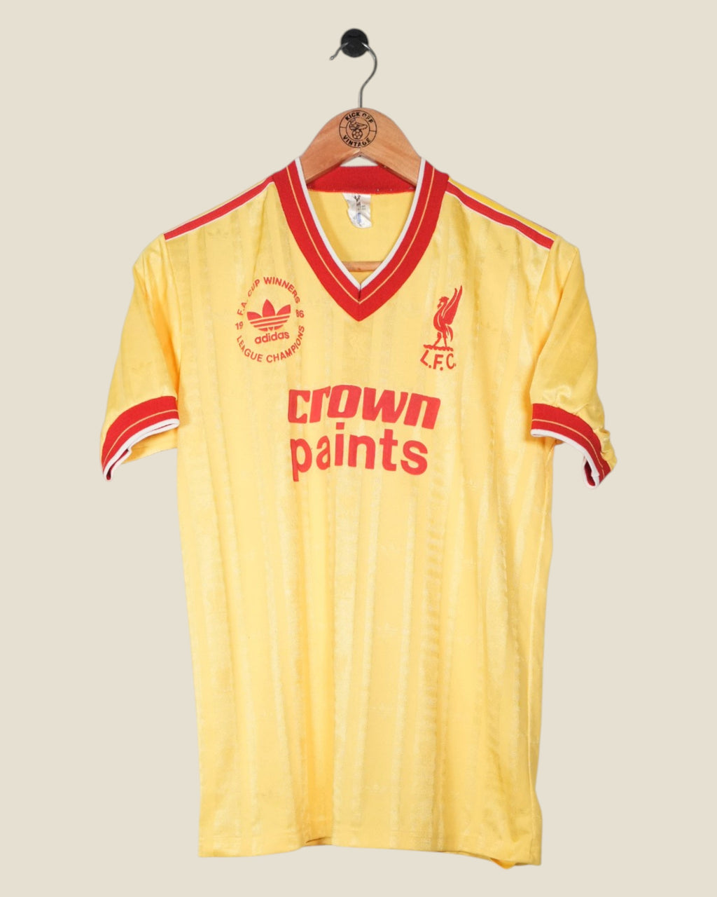 LIVERPOOL 1986/87 THIRD SHIRT (M) ADIDAS