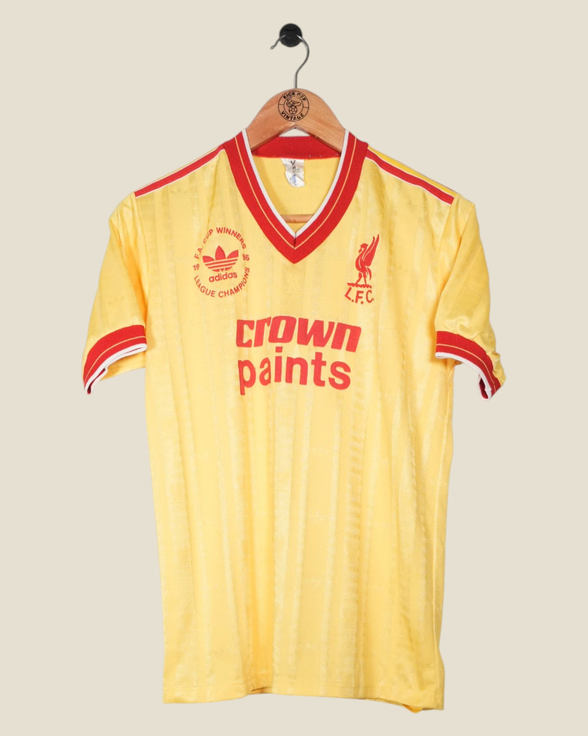 LIVERPOOL 1986/87 THIRD SHIRT (M) ADIDAS