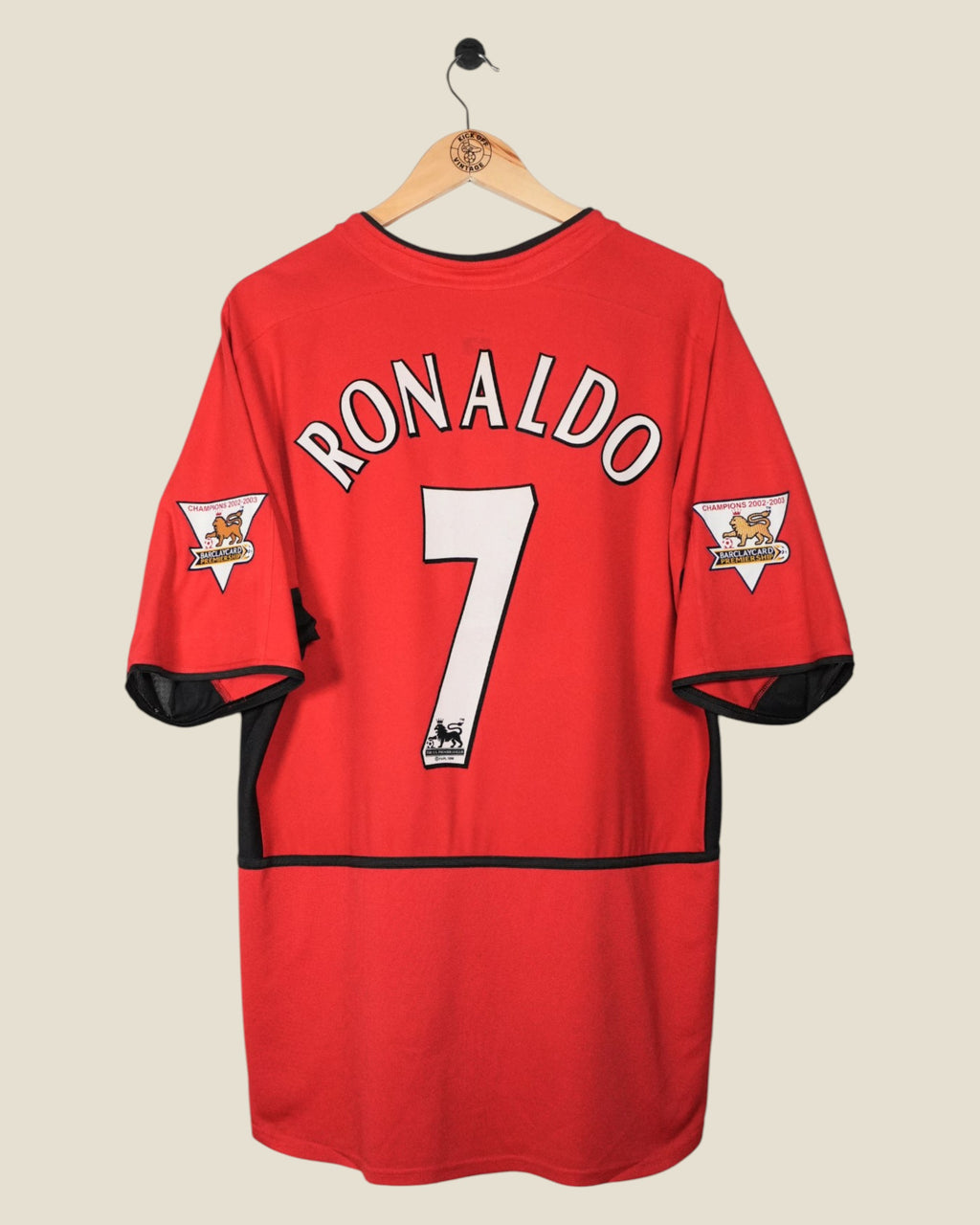MANCHESTER UNITED 2003/04 RONALDO HOME SHIRT (L) NIKE