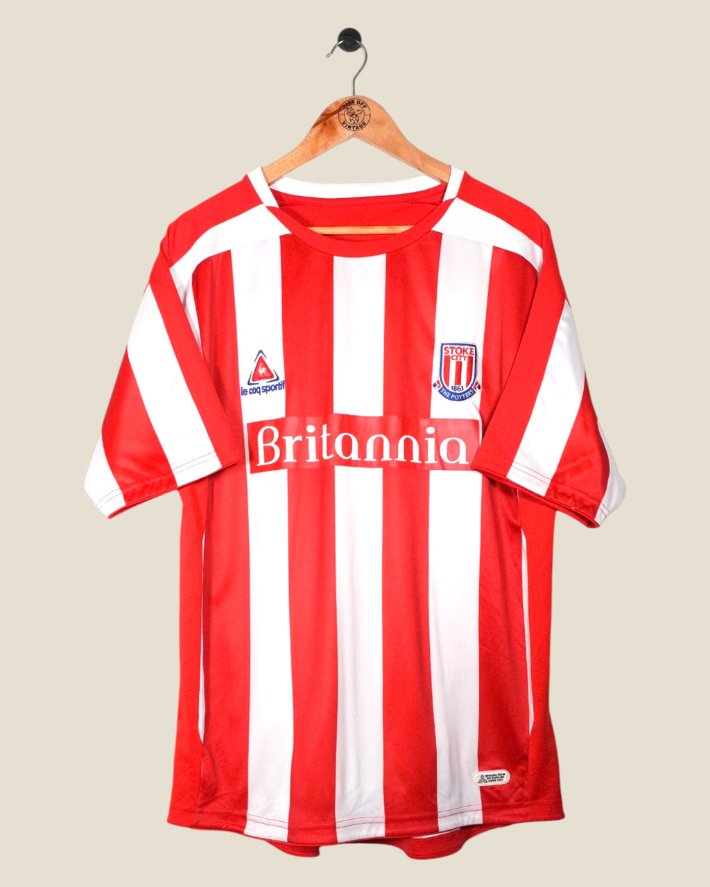 STOKE CITY 2007/08 HOME SHIRT (XL) LE COQ SPORTIF