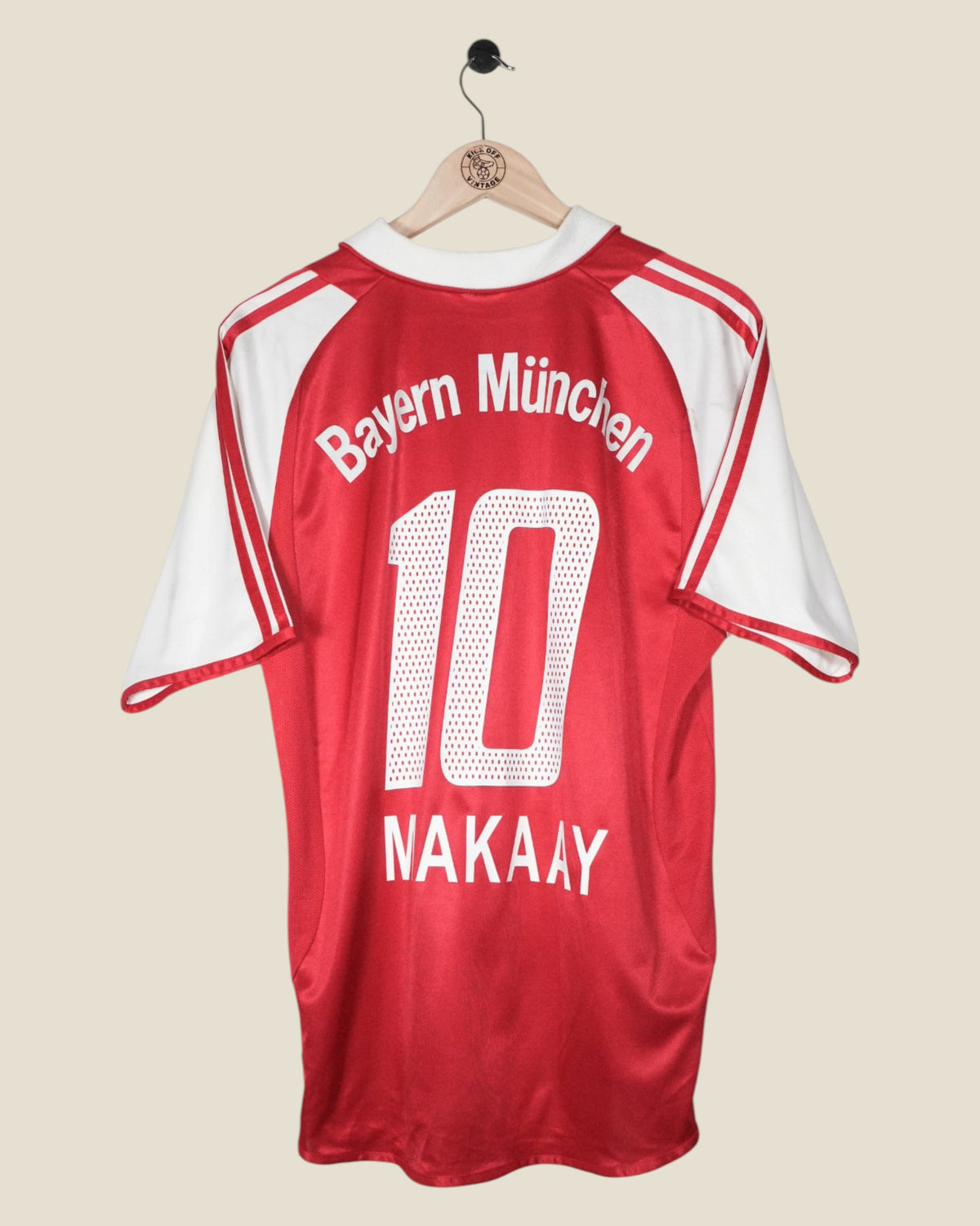 BAYERN MUNICH 2003/04 MAAKAY HOME SHIRT (M) ADIDAS