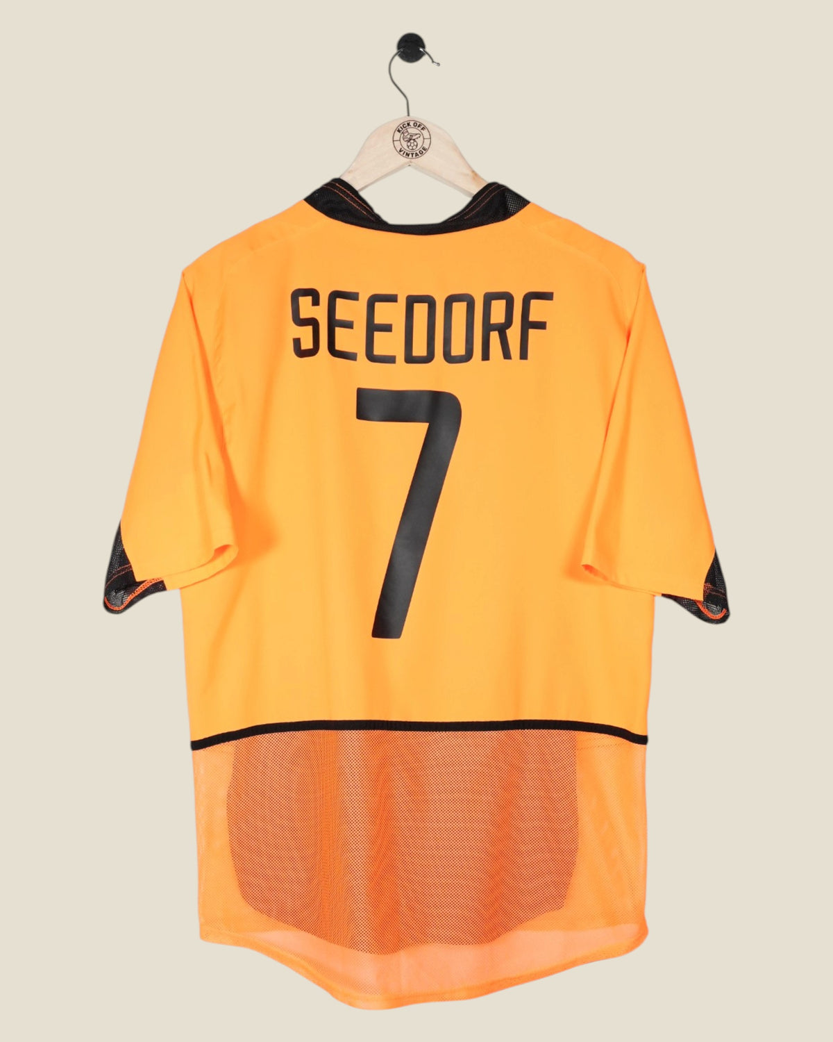 NETHERLANDS 2002 SEEDORF HOME PLAYER ISSUE SHIRT (M) NIKE