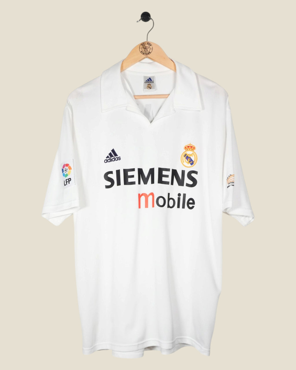 REAL MADRID 2002/03 ZIDANE HOME SHIRT (L) ADIDAS