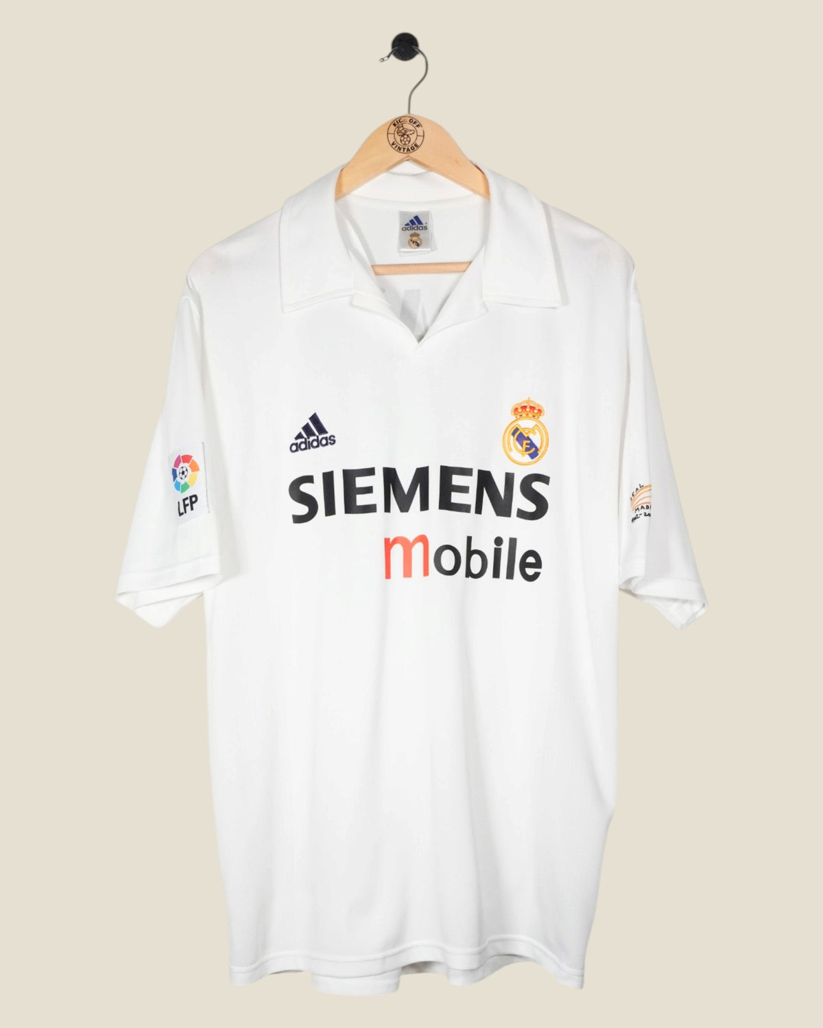 REAL MADRID 2002/03 ZIDANE HOME SHIRT (L) ADIDAS