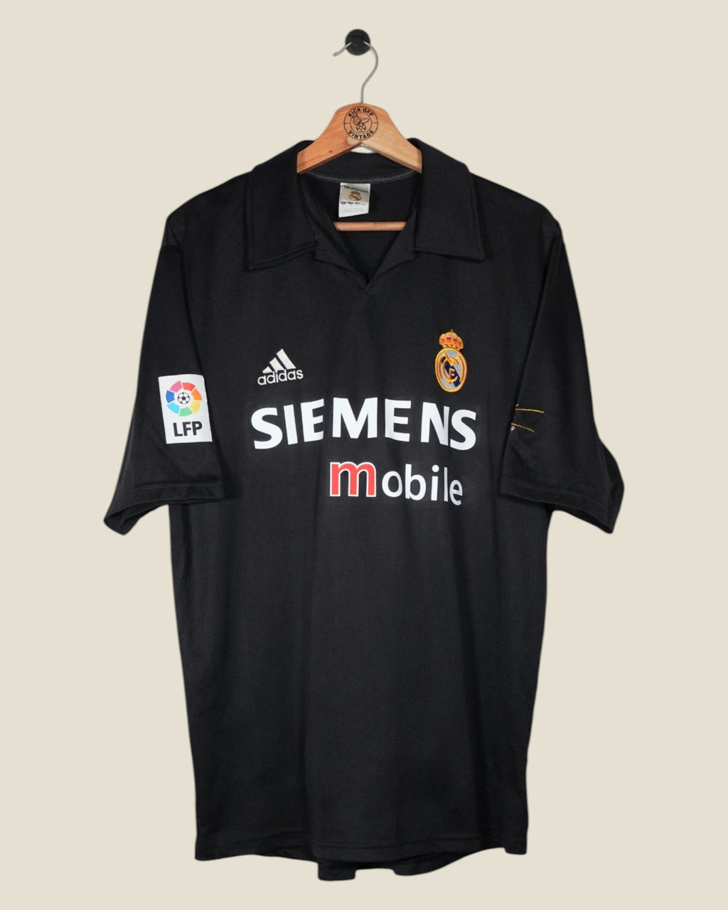 REAL MADRID 2002/03 RONALDO AWAY SHIRT (M) ADIDAS