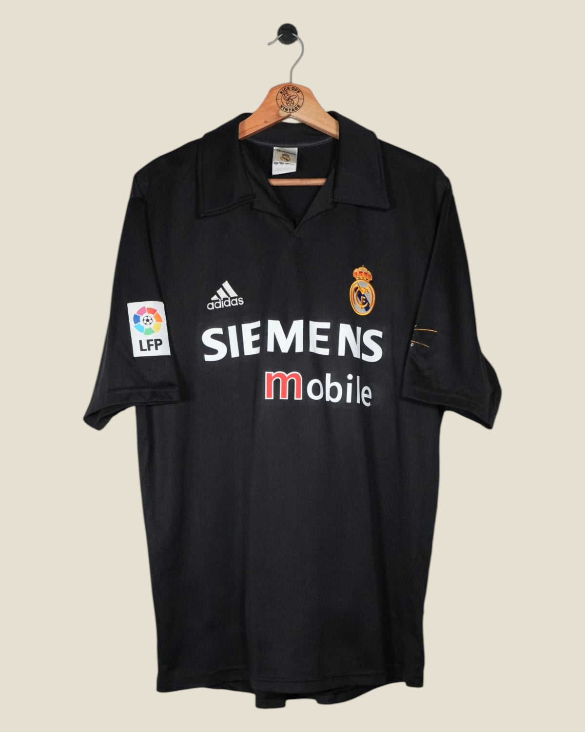REAL MADRID 2002/03 RONALDO AWAY SHIRT (M) ADIDAS