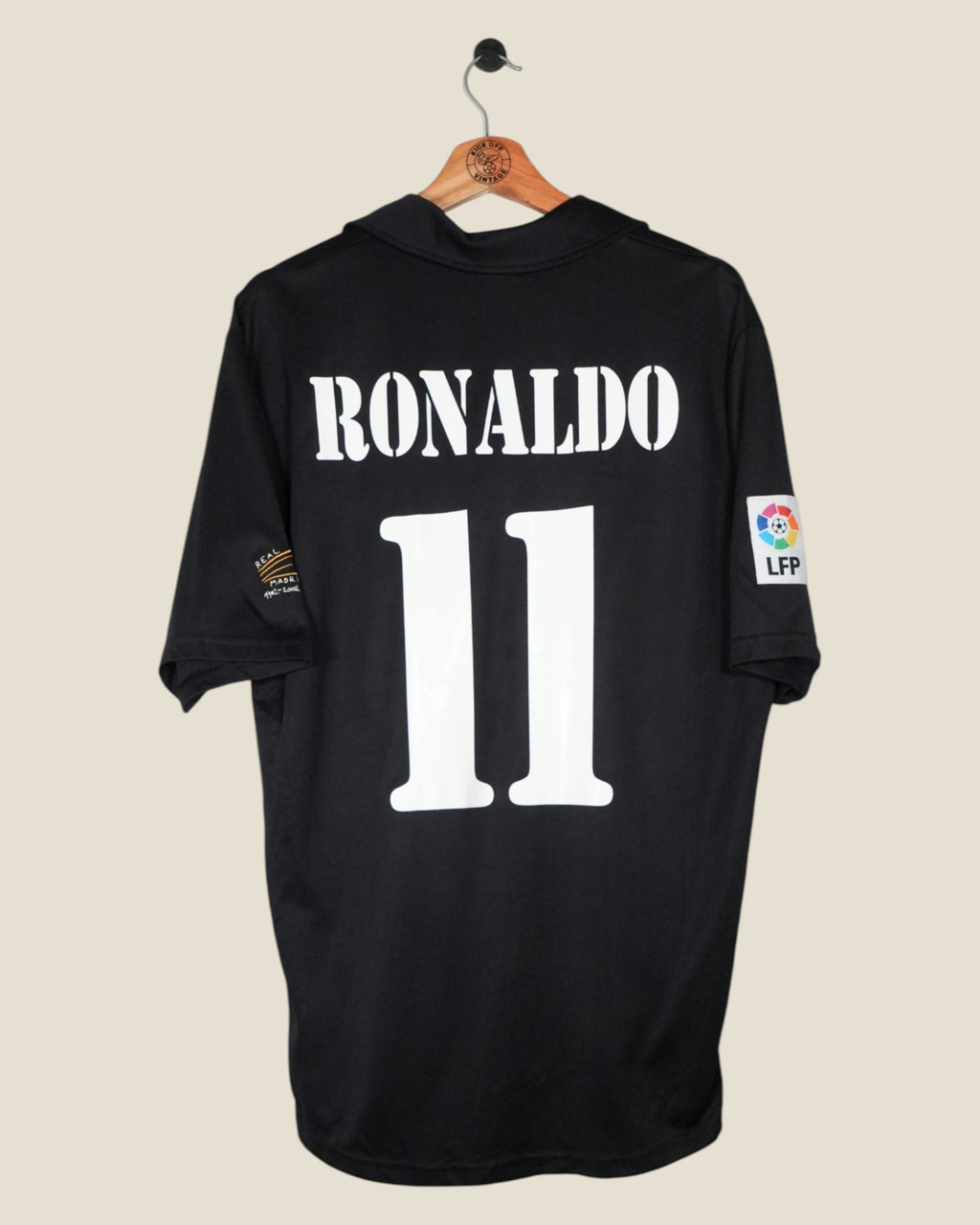 REAL MADRID 2002/03 RONALDO AWAY SHIRT (M) ADIDAS