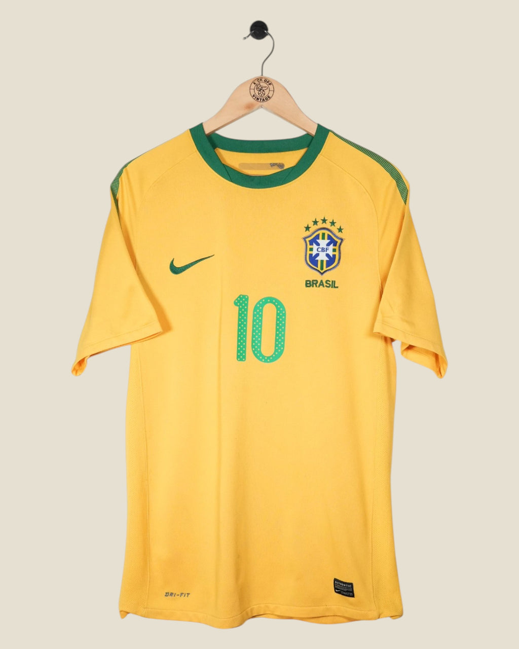 BRAZIL 2010 KAKA HOME SHIRT (M) NIKE