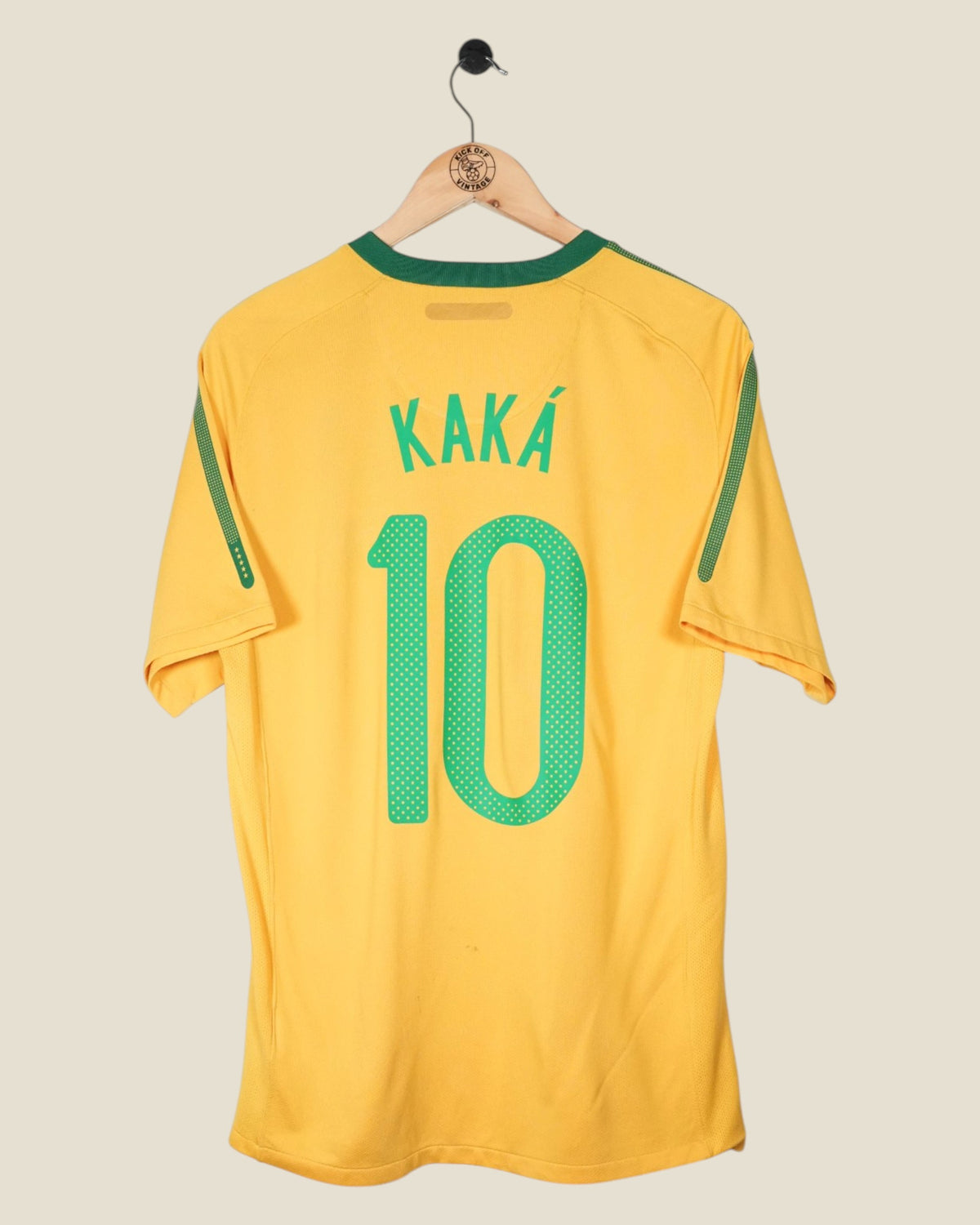 BRAZIL 2010 KAKA HOME SHIRT (M) NIKE