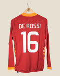 AS ROMA 2011/12 DE ROSSI HOME L/S WITH TAGS SHIRT (M) KAPPA