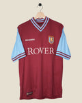 ASTON VILLA 2002/03 HOME SHIRT (M) DIADORA
