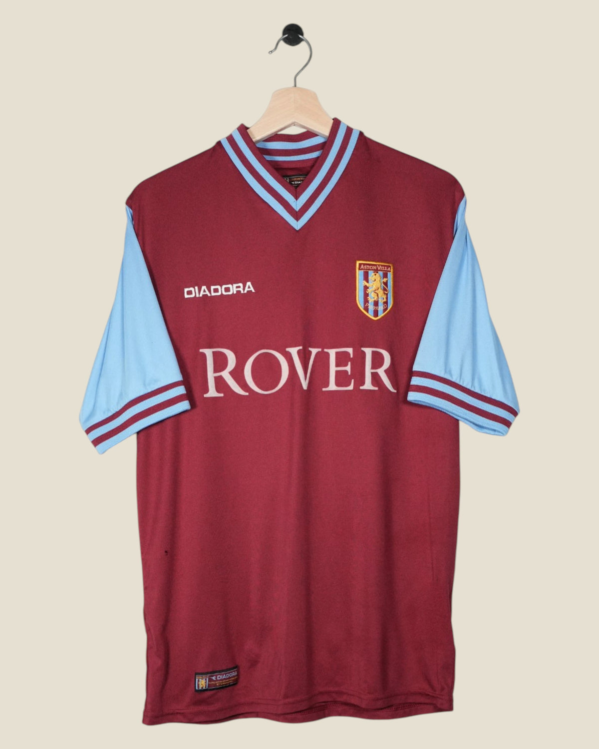 ASTON VILLA 2002/03 HOME SHIRT (M) DIADORA