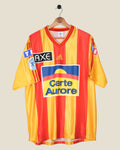 LENS 1998/99 MAGNIER CUP HOME MATCHWORN SHIRT (XL) ADIDAS