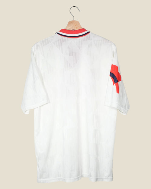 ABERDEEN 1990/93 AWAY SHIRT (XL) UMBRO