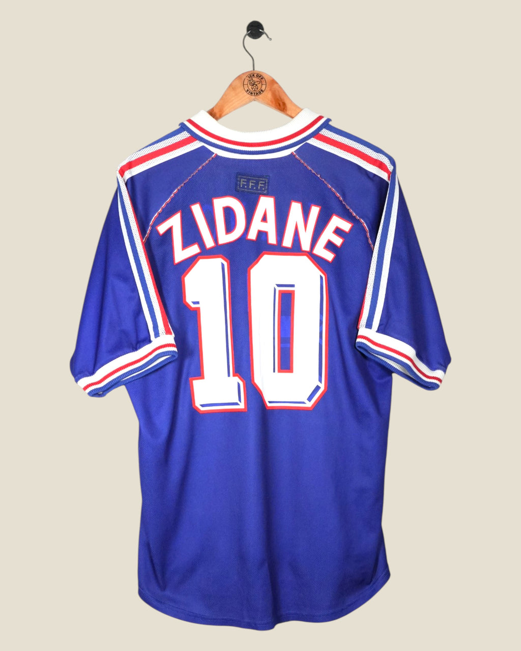 FRANCE 1998 ZIDANE HOME SHIRT (M) ADIDAS