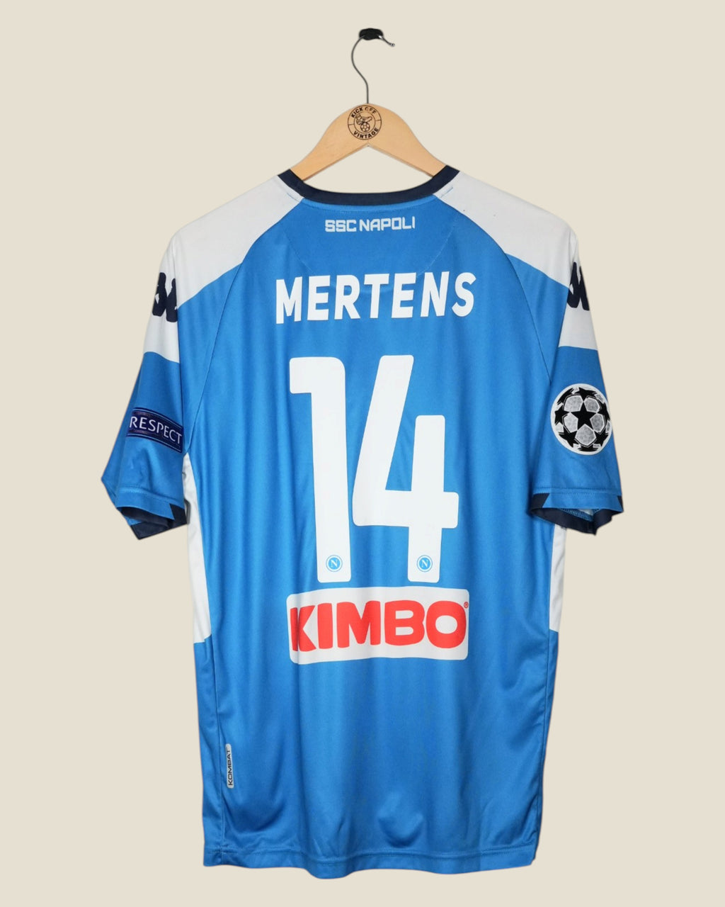 NAPOLI 2019/20 MERTENS UCL HOME SHIRT (XL) KAPPA