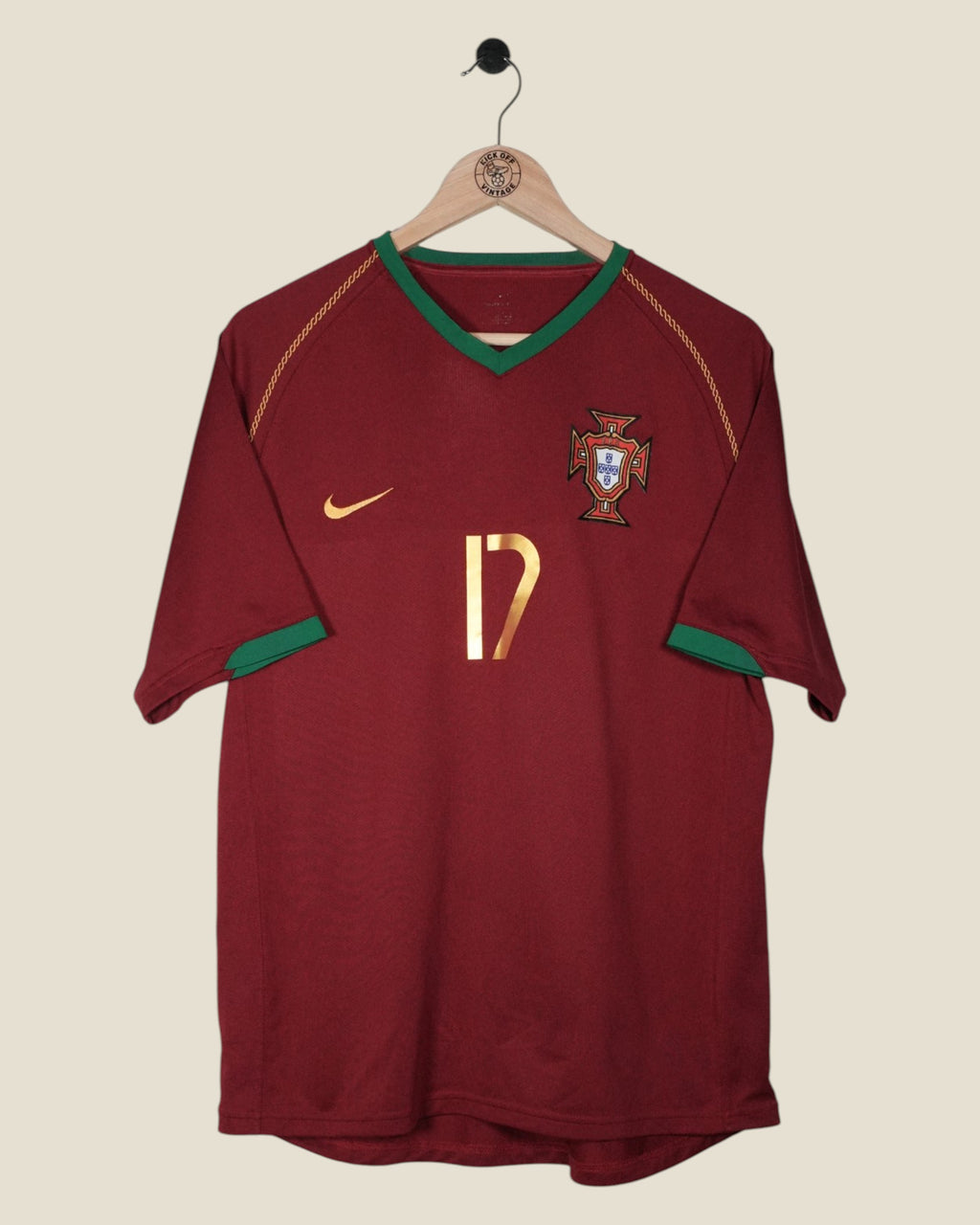 PORTUGAL 2006 RONALDO HOME SHIRT (M) NIKE