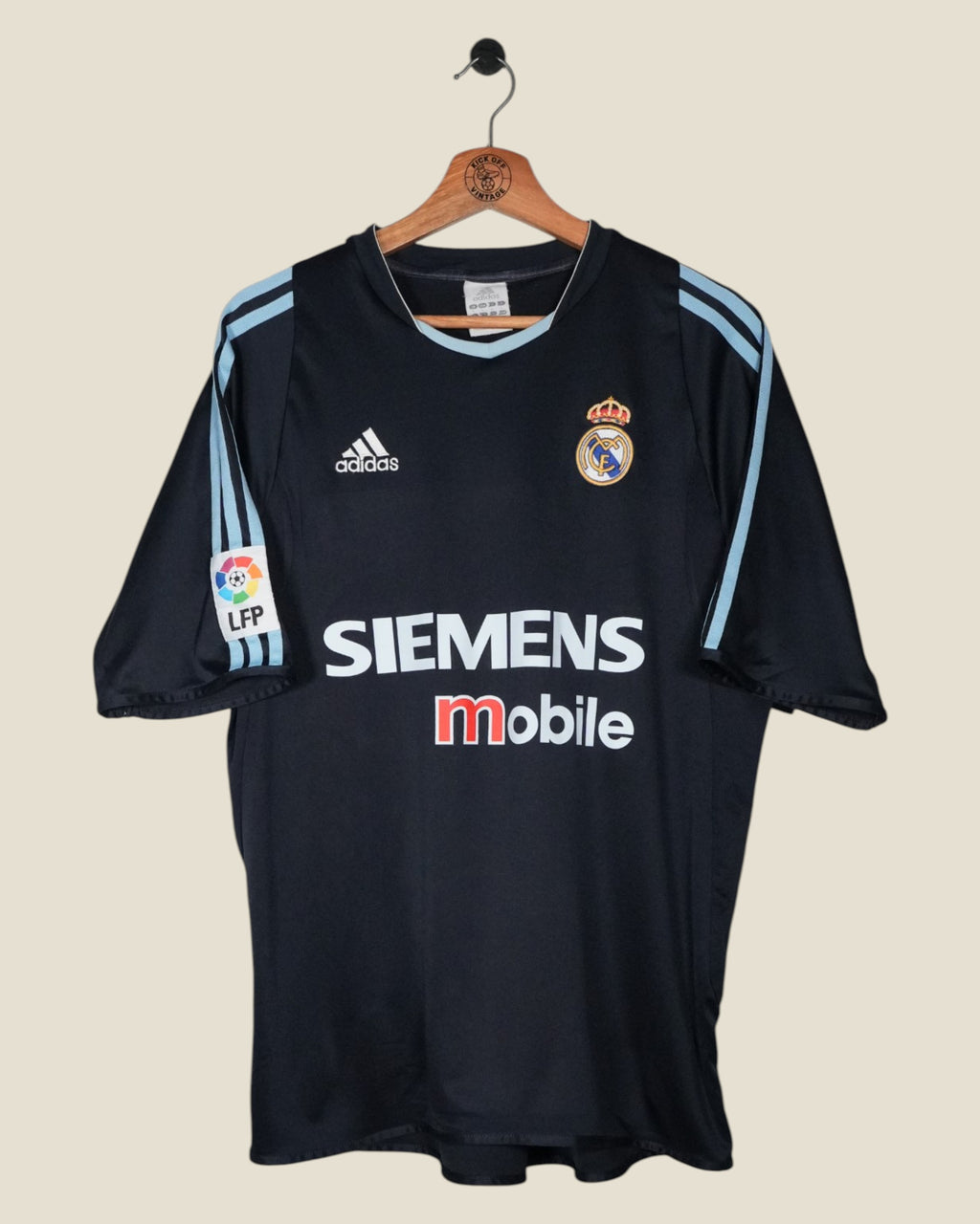 REAL MADRID 2003/04 ZIDANE AWAY SHIRT (L) ADIDAS