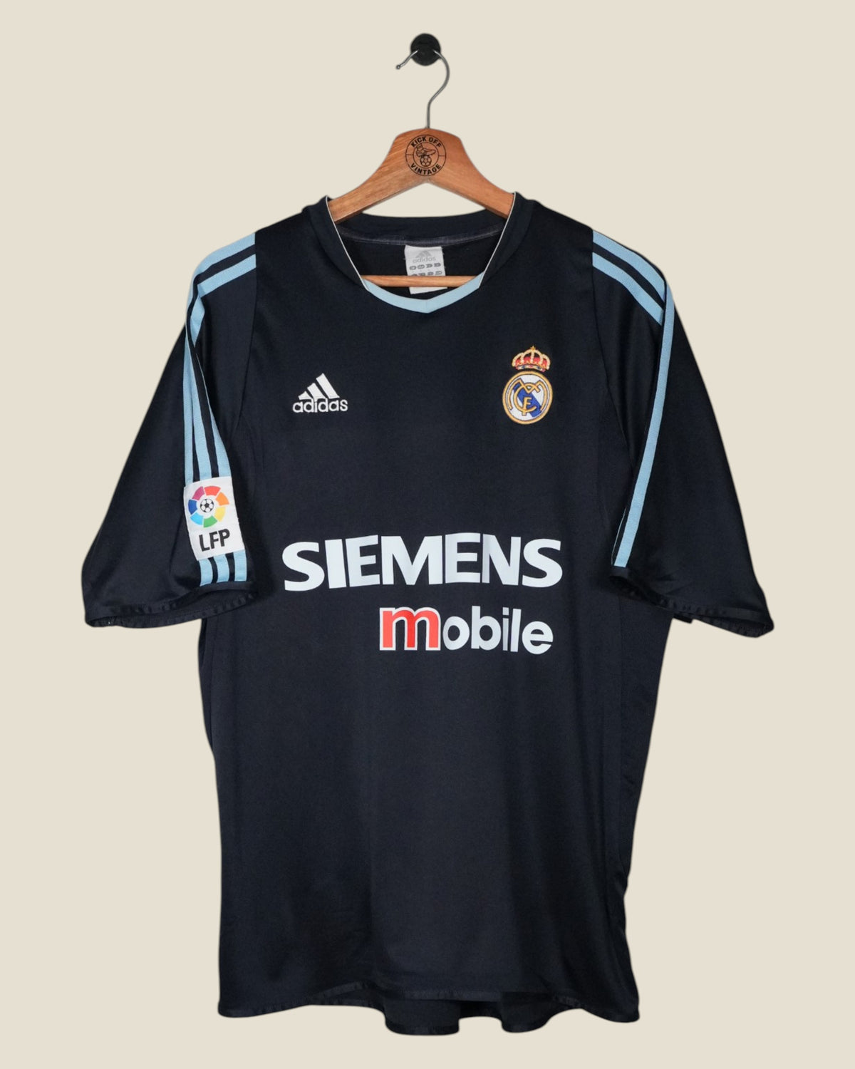 REAL MADRID 2003/04 ZIDANE AWAY SHIRT (L) ADIDAS