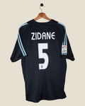 REAL MADRID 2003/04 ZIDANE AWAY SHIRT (L) ADIDAS