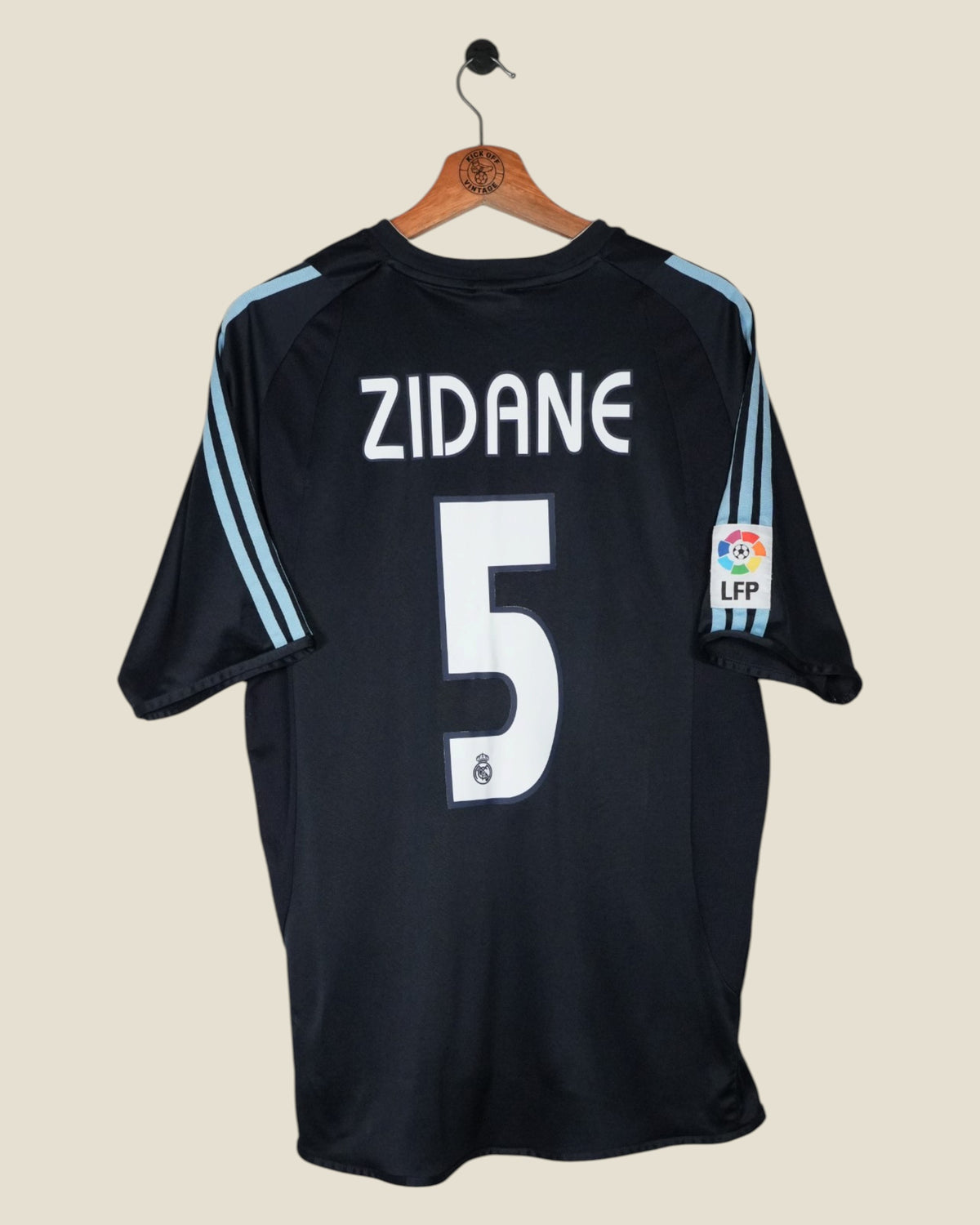 REAL MADRID 2003/04 ZIDANE AWAY SHIRT (L) ADIDAS