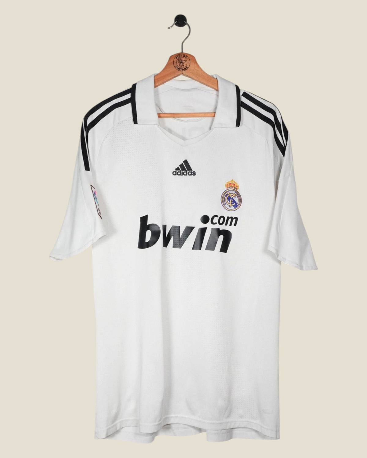 REAL MADRID 2008/09 RAUL HOME (L) ADIDAS