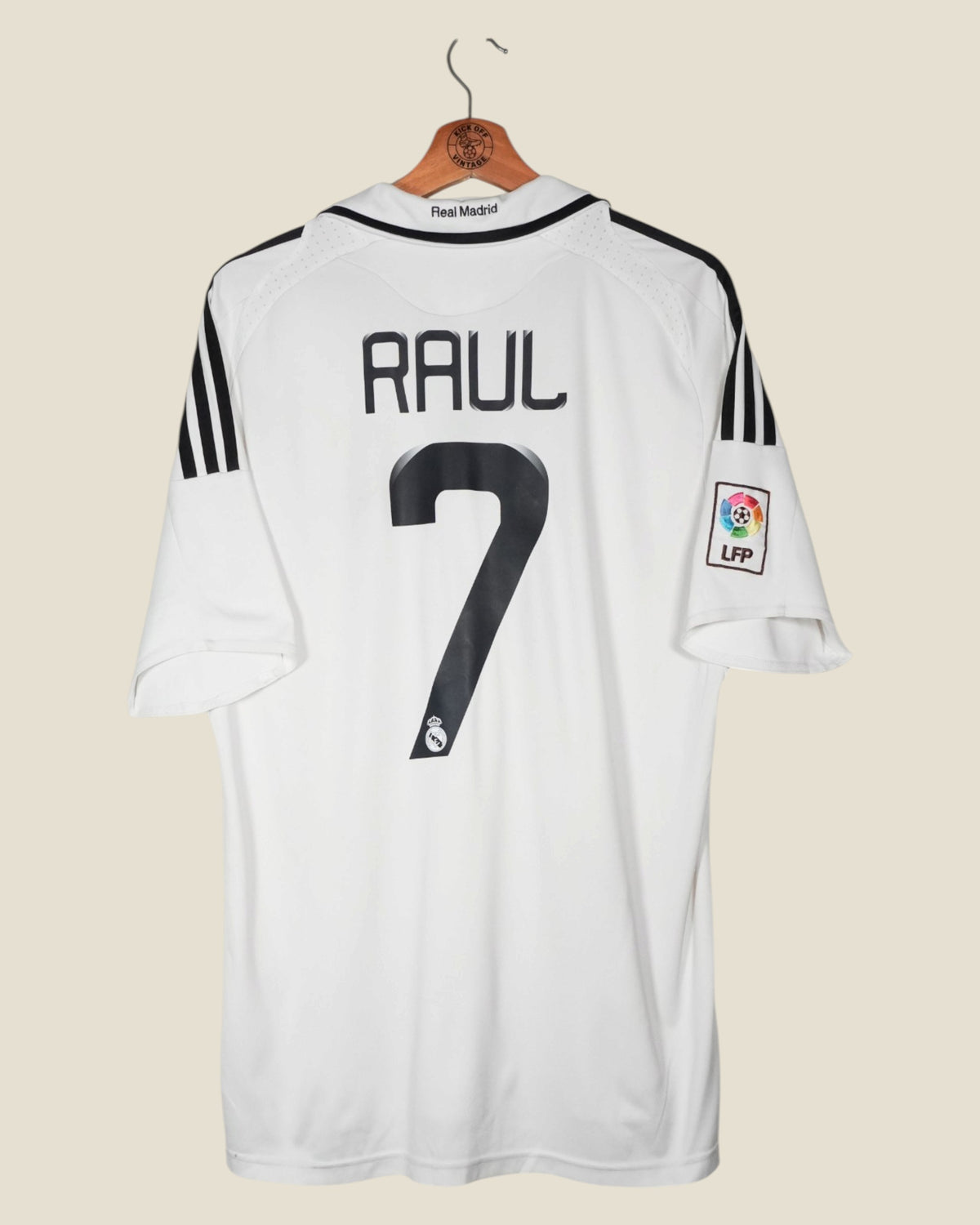 REAL MADRID 2008/09 RAUL HOME (L) ADIDAS
