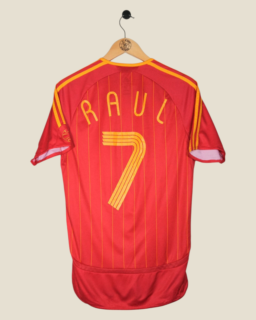 SPAIN 2006 RAUL HOME SHIRT (M) ADIDAS