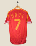 SPAIN 2006 RAUL HOME SHIRT (M) ADIDAS