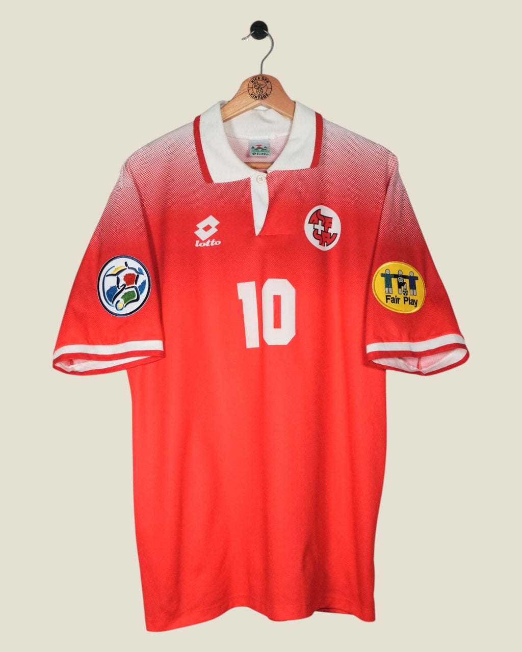 SWITZERLAND 1996 SFORZA EURO HOME (L) LOTTO
