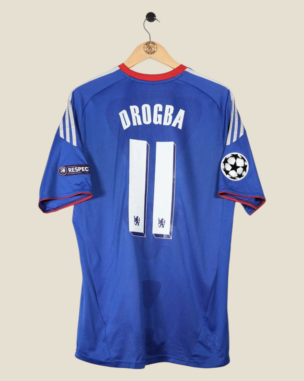 CHELSEA 2010/11 DROGBA UCL HOME SHIRT (L) ADIDAS