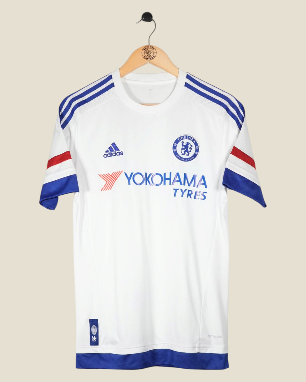 CHELSEA 2015/16 HAZARD AWAY SHIRT (M) ADIDAS