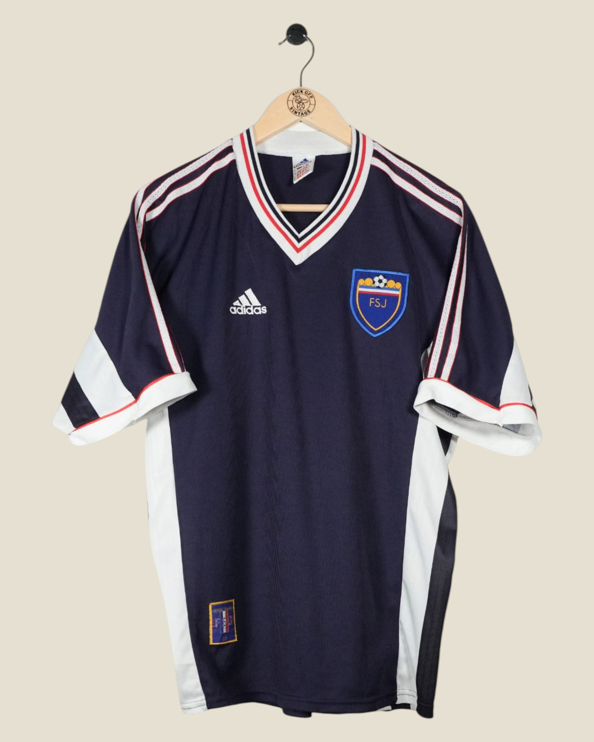 YUGOSLAVIA 1998 HOME SHIRT (L) ADIDAS