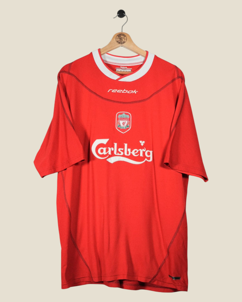 LIVERPOOL 2002/03 GERRARD HOME SHIRT (XXL) REEBOK