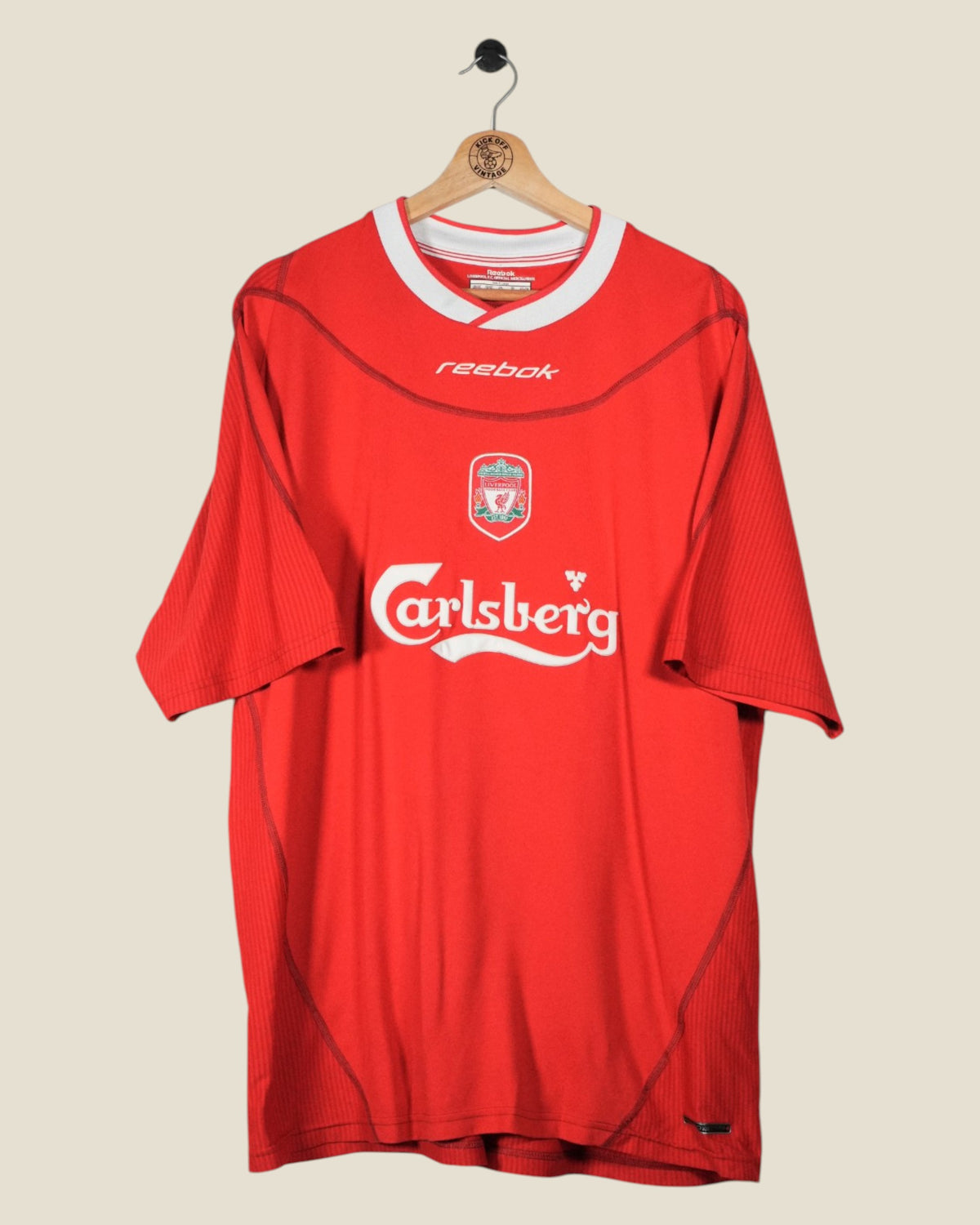 LIVERPOOL 2002/03 GERRARD HOME SHIRT (XXL) REEBOK