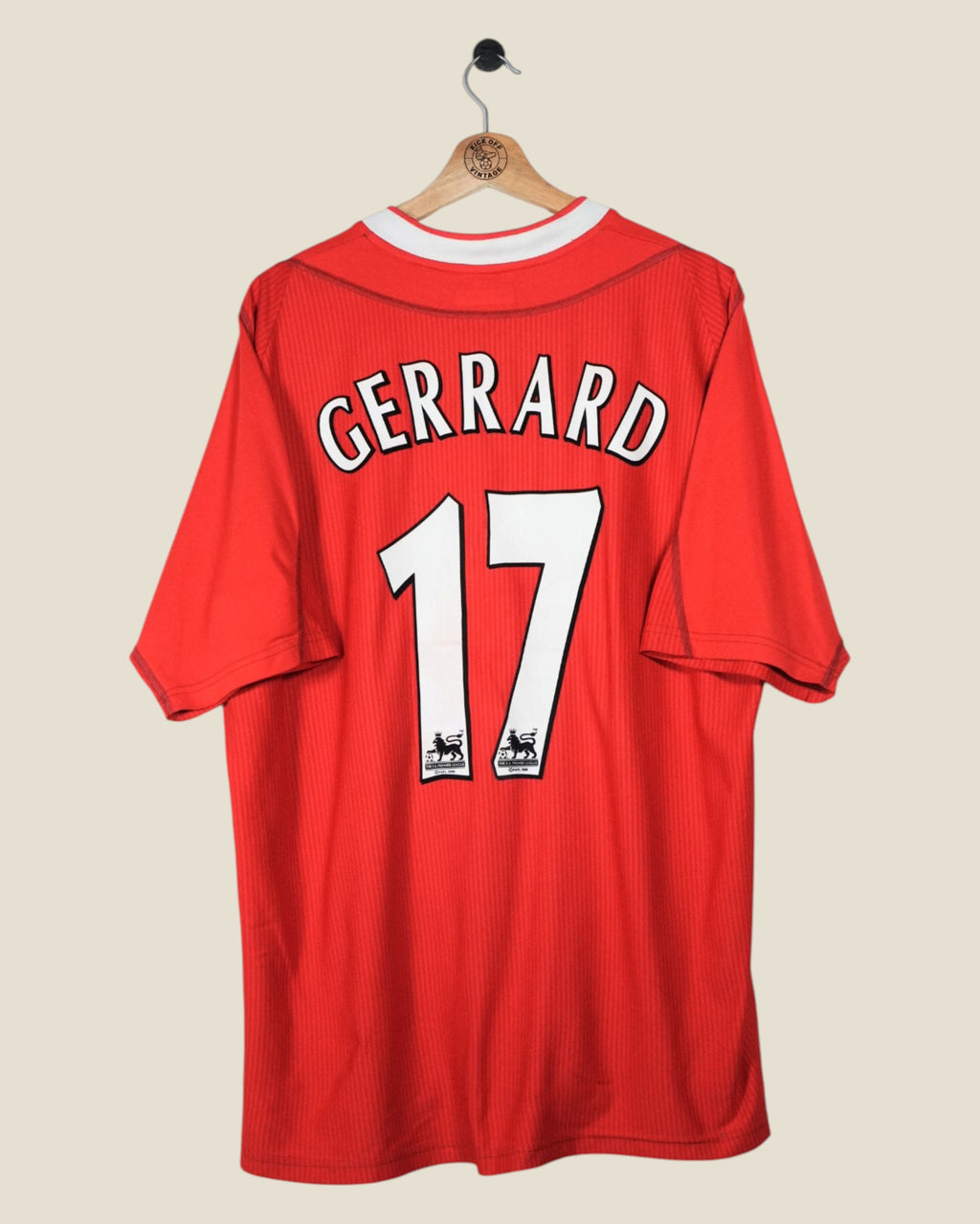 LIVERPOOL 2002/03 GERRARD HOME SHIRT (XXL) REEBOK