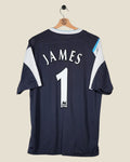MANCHESTER CITY 2005/06 JAMES AWAY SHIRT (XL) REEBOK