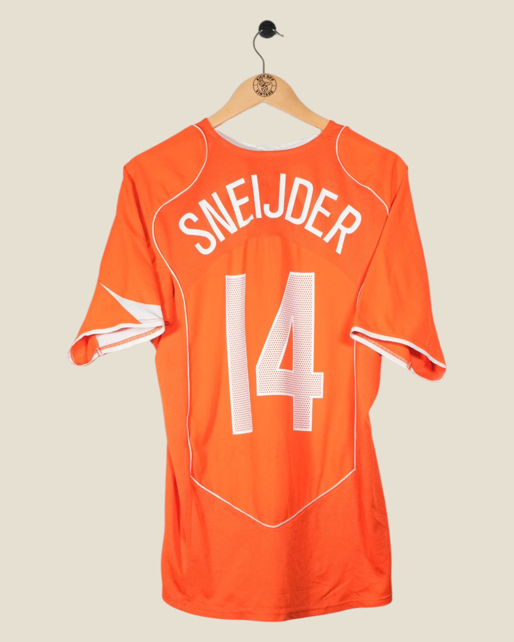 NETHERLANDS 2004 SNEIJDER HOME SHIRT (L) NIKE