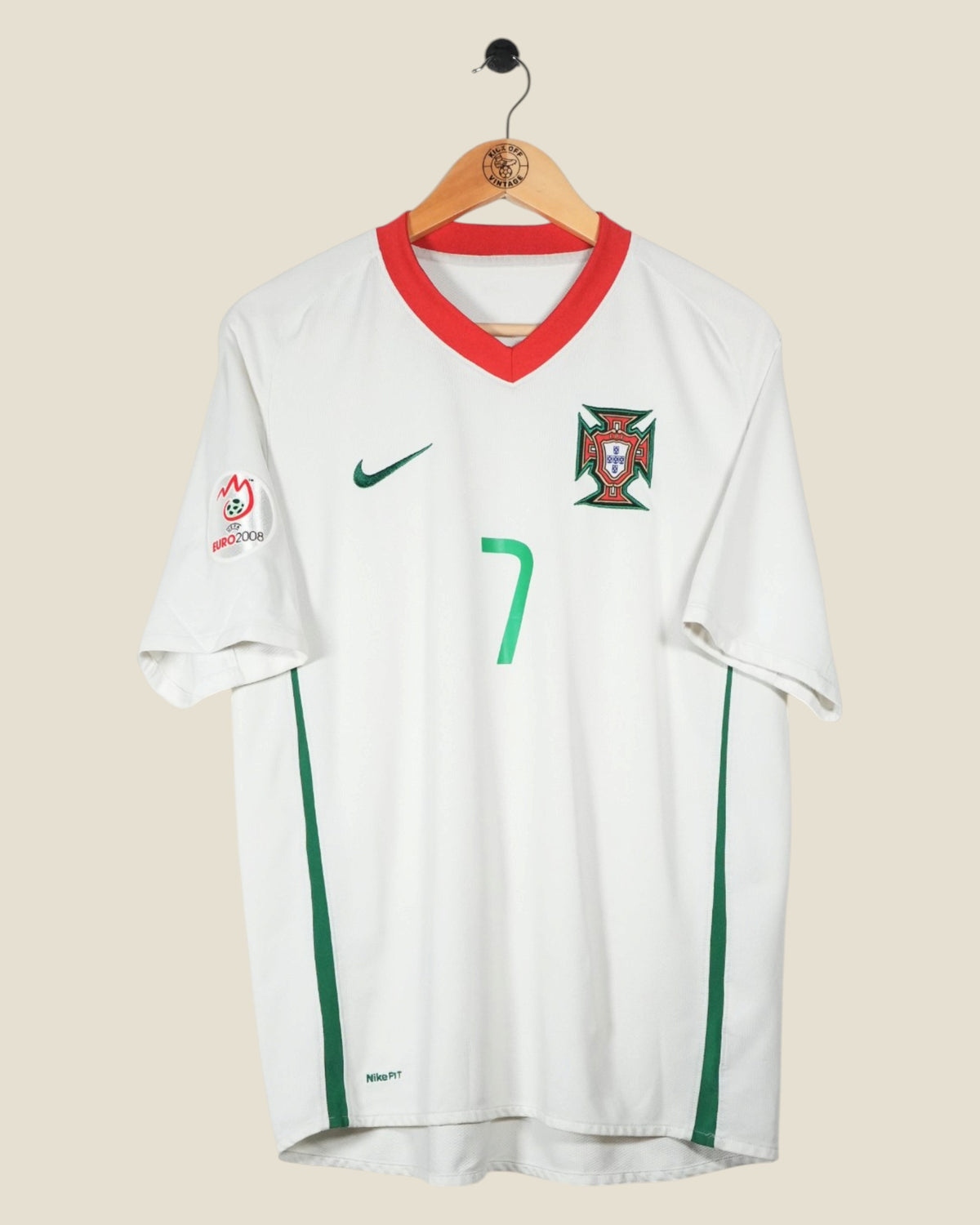 PORTUGAL 2008 RONALDO EURO AWAY SHIRT (L) NIKE