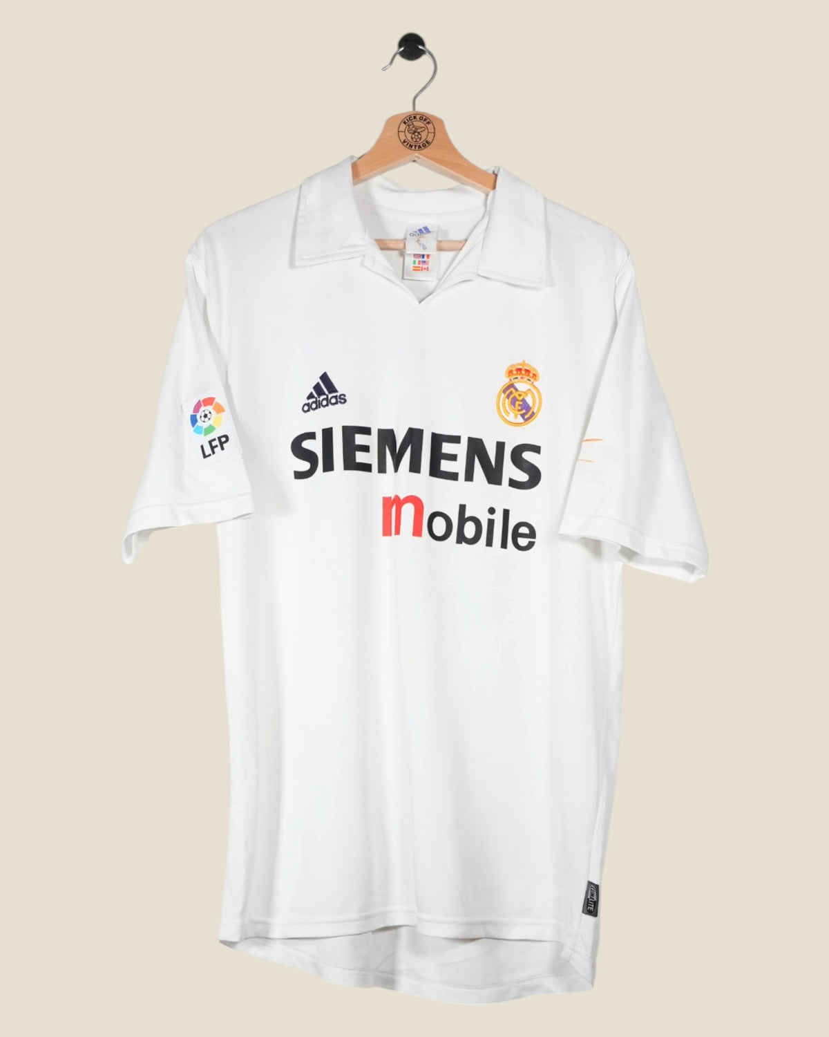 REAL MADRID 2002/03 RONALDO HOME SHIRT (M) ADIDAS