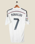 REAL MADRID 2014/15 RONALDO HOME SHIRT (M) ADIDAS