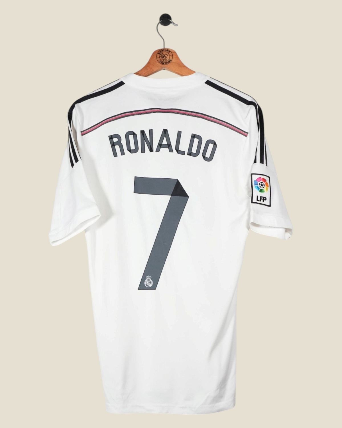 REAL MADRID 2014/15 RONALDO HOME SHIRT (M) ADIDAS