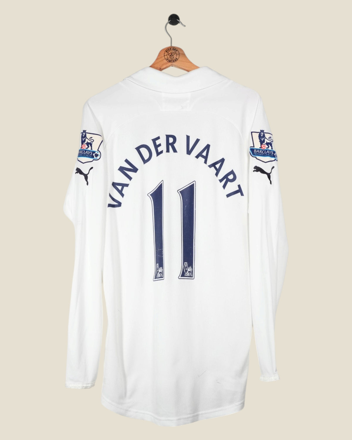 TOTTENHAM HOTSPUR 2011/12 VAN DER VAART HOME SHIRT L/S (M) PUMA