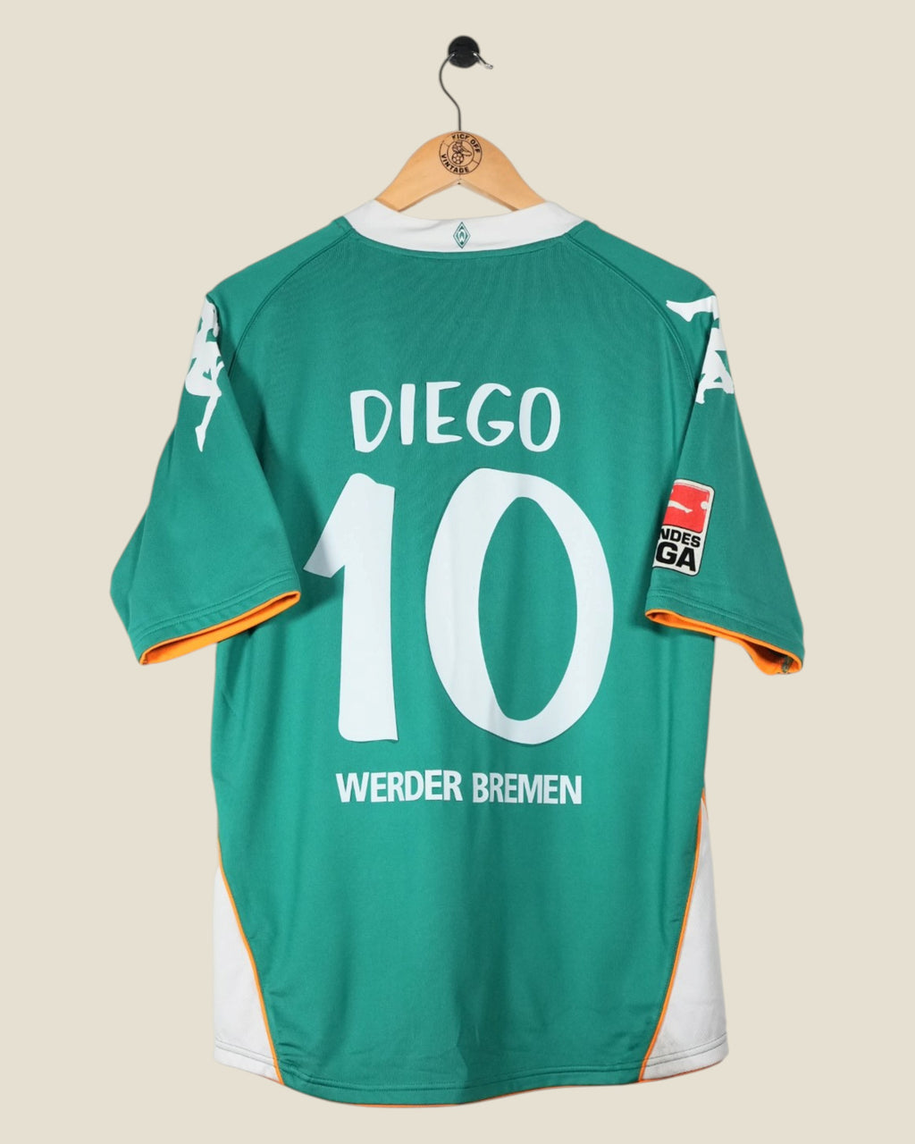WERDER BREMEN 2007/08 DIEGO HOME SHIRT (XL) KAPPA