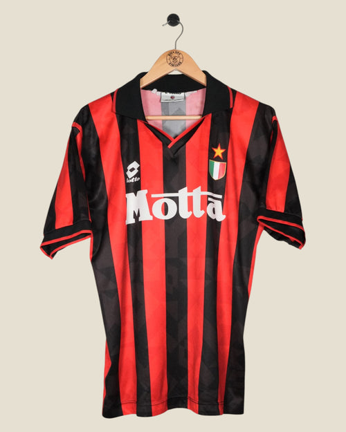 AC MILAN 1993/94 COSTACURTA HOME SHIRT (M) LOTTO