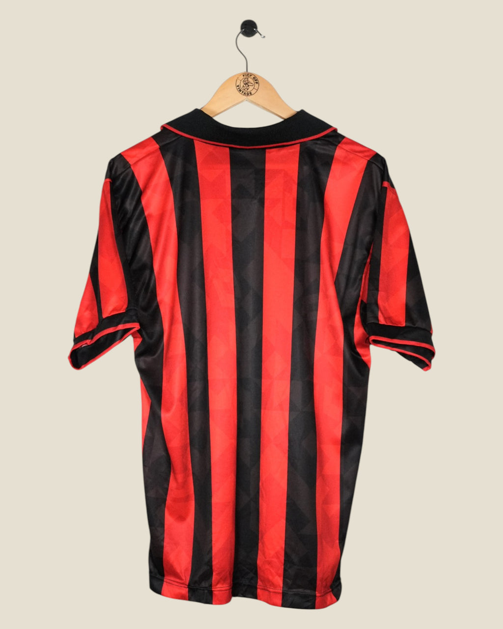 AC MILAN 1993/94 HOME SHIRT (M) LOTTO