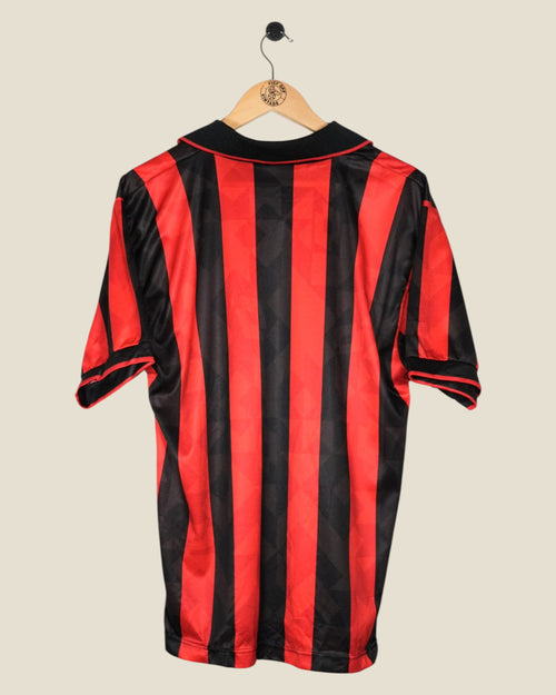 AC MILAN 1993/94 HOME SHIRT (M) LOTTO