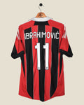 AC MILAN 2012/13 IBRAHIMOVIC HOME SHIRT (M) ADIDAS