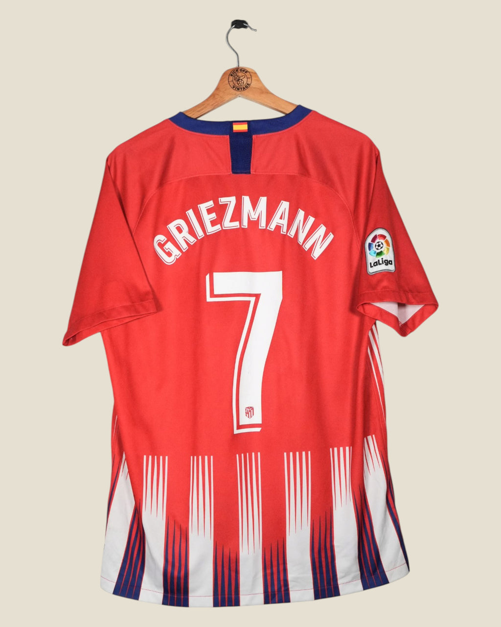 ATLETICO MADRID 2018/19 GRIEZMANN HOME SHIRT (M) NIKE